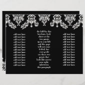 311 Dashing Damask Black Brochure (Voorkant / Achterkant)