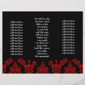 311 Dashing Damask Black Red Brochure (Achterkant)