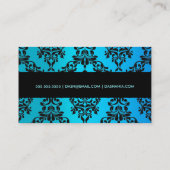 311 Dashing Damask Blue Tropical Fade Visitekaartje (Achterkant)