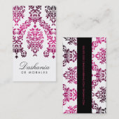 311 Dashing Damask Magenta Visitekaartje (Voorkant / Achterkant)