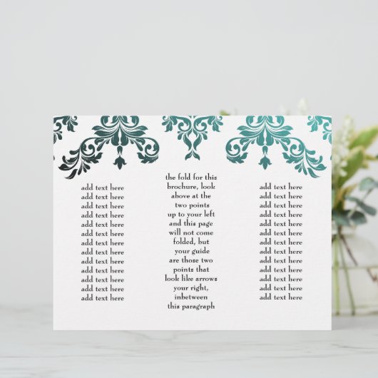 311 Dashing Damask Zee Garden (Staand voorkant)