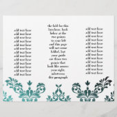 311 Dashing Damask Zee Garden (Achterkant)