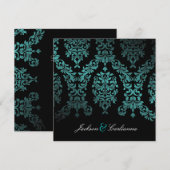 311-Dashing Damask | Zee tuin 's nachts Kaart (Voorkant / Achterkant)