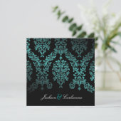 311-Dashing Damask | Zee tuin 's nachts Kaart (Staand voorkant)