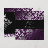 311-Dazzling Damask Blackberry Kaart (Voorkant / Achterkant)