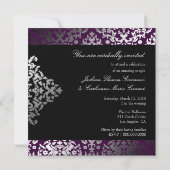 311-Dazzling Damask Blackberry Kaart (Achterkant)