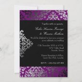 311-Dazzling Damask Buitengewoon Paars Kaart (Achterkant)