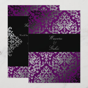 311-Dazzling Damask Buitengewoon Paars Kaart