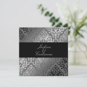 311 Dazzling Damask Grey Kaart (Staand voorkant)