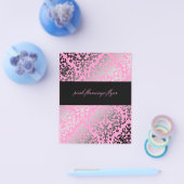 311-Dazzling Damask roze flamingo Flyer (Enkel)