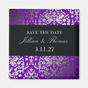 311-Dazzling Damask Vivacious Violet Magneet