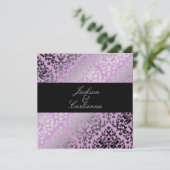 311 Dazzling Damask Wild Paars Kaart (Staand voorkant)