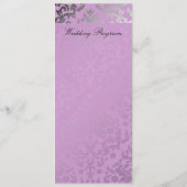 311-Dazzling Damask Wild Paars Programmakaart (Achterkant)