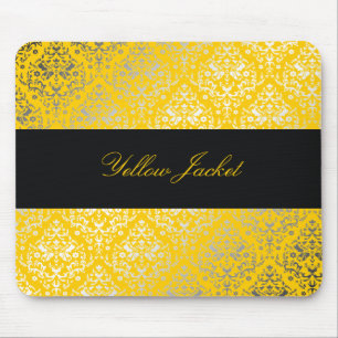 311-Dazzling Damask Yellow Jacket Muismat