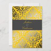 311 Dazzling Damask Yellow | Koolsteengrijze band Kaart (Voorkant)