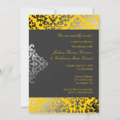 311 Dazzling Damask Yellow | Koolsteengrijze band Kaart (Achterkant)