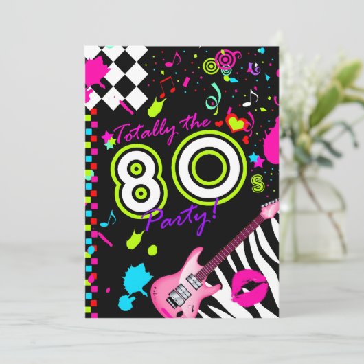 311 De 80-jarige Partij Kaart (Staand voorkant)