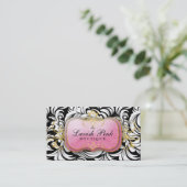 311 De Lavish Pink Bord Appointment Card Afsprakenkaartje (Staand voorkant)