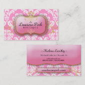 311 De lichtroze Bord roze Visitekaartje (Voorkant / Achterkant)
