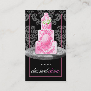 311-Dessert Diva Monogram   Rijst Visitekaartje