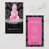 311-Dessert Diva Monogram | Rijst Visitekaartje (Voorkant / Achterkant)