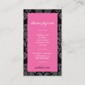 311-Dessert Diva Monogram | Rijst Visitekaartje (Achterkant)