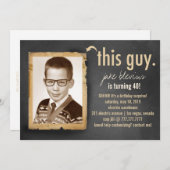 311 Deze Guy Mannen nodigt de uitnodigingspartij u Kaart (Voorkant / Achterkant)