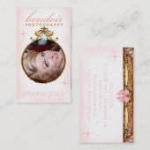 311 Diamond Boudoir Fotografie Sjabloon Visitekaartje (Voorkant / Achterkant)