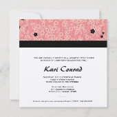 311-Diamond Geisha | Achtergrond Cherry Blossom Kaart (Achterkant)