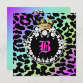 311 Diamond Medallion Leopard Amethyst Rainbow Kaart (Voorkant / Achterkant)