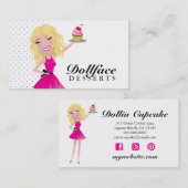 311 Dollface Desserts Blondie Visitekaartje (Voorkant / Achterkant)