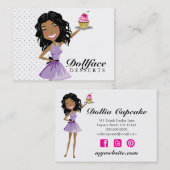311 Dollface Desserts Ebonie 3,5 x 2 Visitekaartje (Voorkant / Achterkant)