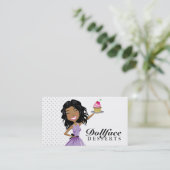 311 Dollface Desserts Ebonie Visitekaartje (Staand voorkant)