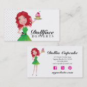 311 Dollface Desserts Rubie Visitekaartje (Voorkant / Achterkant)