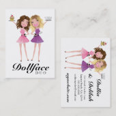311 Dollface Duo Brunetter Blonde Ombre Visitekaartje (Voorkant / Achterkant)
