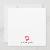 311 Dream in Leopard en Lace Bachelorette Red Kaart (Achterkant)