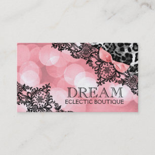 311 Dream in Light Leopard & Lace Sweet Pearl Visitekaartje