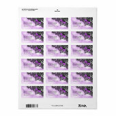 311 Droom in Lichten Luipaard & Kant Violet Etiket (Full Sheet)