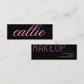 311 Eigen naam Visitekaartje Zoete roze (Voorkant / Achterkant)