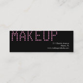 311 Eigen naam Visitekaartje Zoete roze (Achterkant)