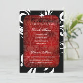 311-Enchanted Red Swanky Swirl Dinner / Menu Drink (Staand voorkant)