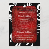 311-Enchanted Red Swanky Swirl Dinner / Menu Drink (Voorkant)