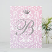 311 Enticant Baby roze en Lila Kaart (Staand voorkant)