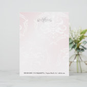 311-Entickant roze briefhoofd Sjabloon (Staand voorkant)