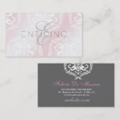 311 Enticoot roze Visitekaartje (Voorkant / Achterkant)