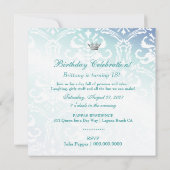 311 Entra Aqua Blauwgroen uitnodiging (Achterkant)