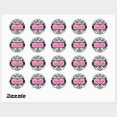 311 Evenement & Bustle Cupcake Ronde Sticker (Vel)