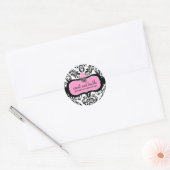 311 Evenement & Bustle Cupcake Ronde Sticker (Envelop)