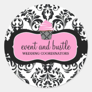 311 Evenement & Bustle Cupcake Ronde Sticker