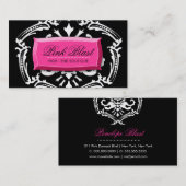 311 Exqusite roze ballastmasker | Hott Pink Visitekaartje (Voorkant / Achterkant)